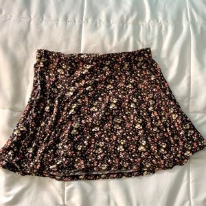 Cotton Floral Mini Skirt